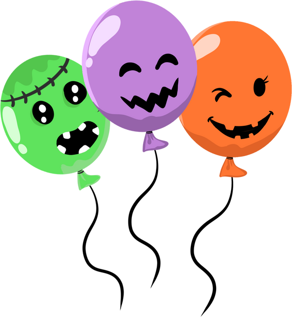 Floating Halloween Balloons 