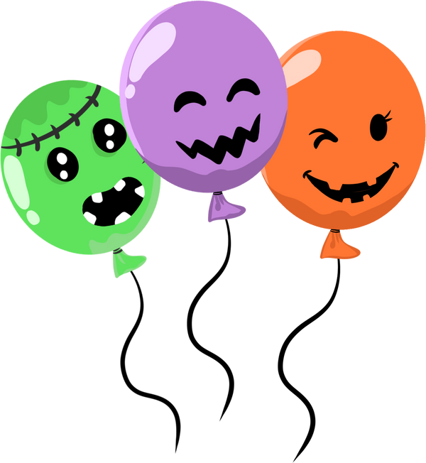 Floating Halloween Balloons 